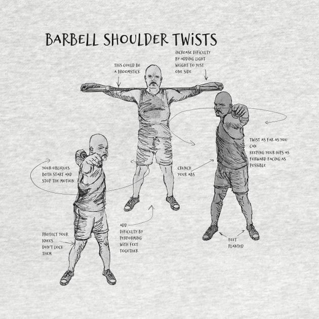 Barbell Shoulder Twist by DiPEGO NOW ENTERTAiNMENT